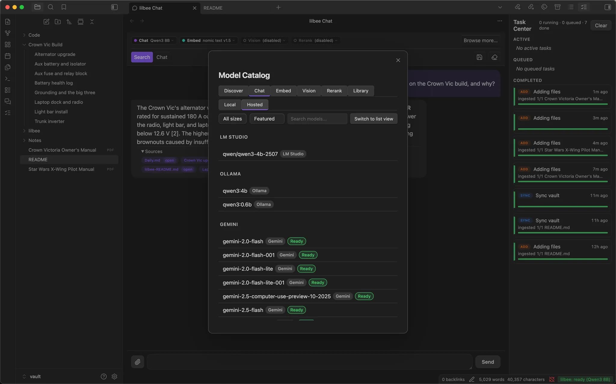 lilbee screenshot