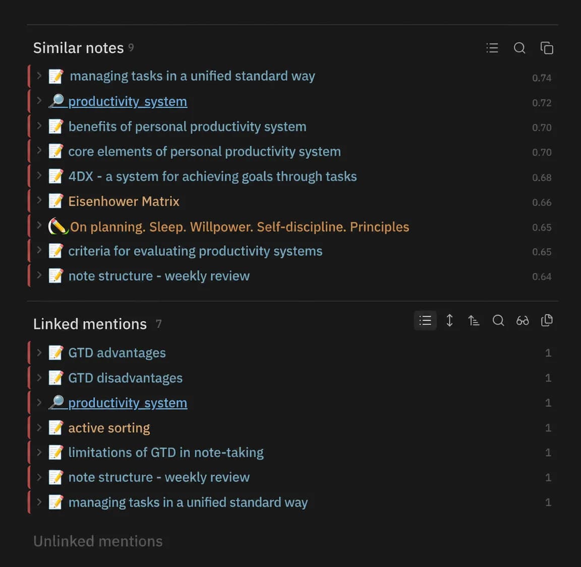 Hybrid Search screenshot