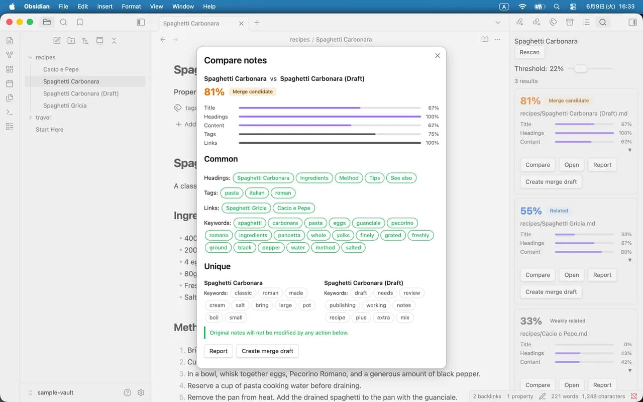Dualyze Notes screenshot