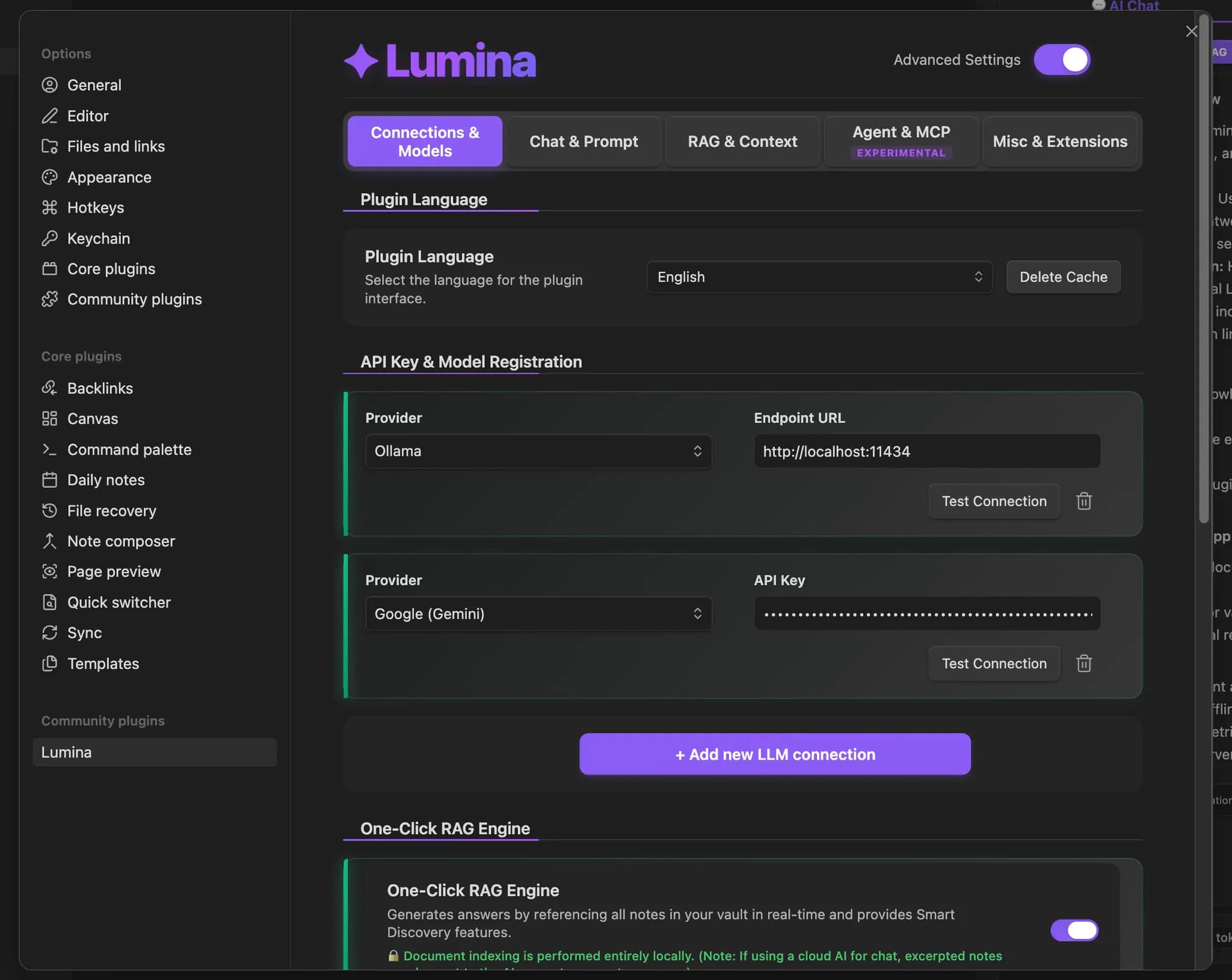 Lumina screenshot