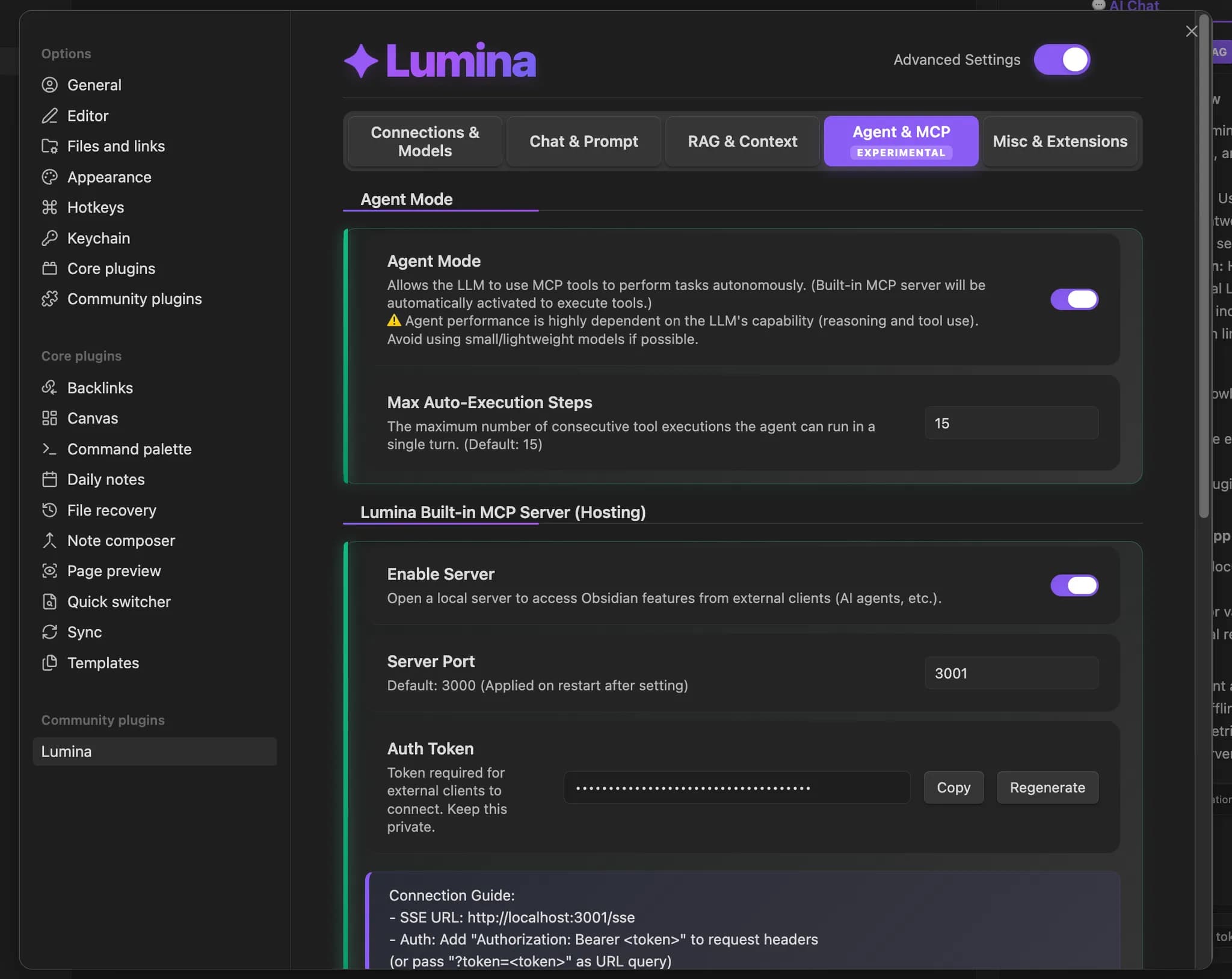 Lumina screenshot
