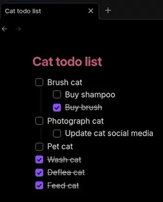 Auto-Sort Completed Checkboxes screenshot