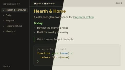 HearthCode screenshot
