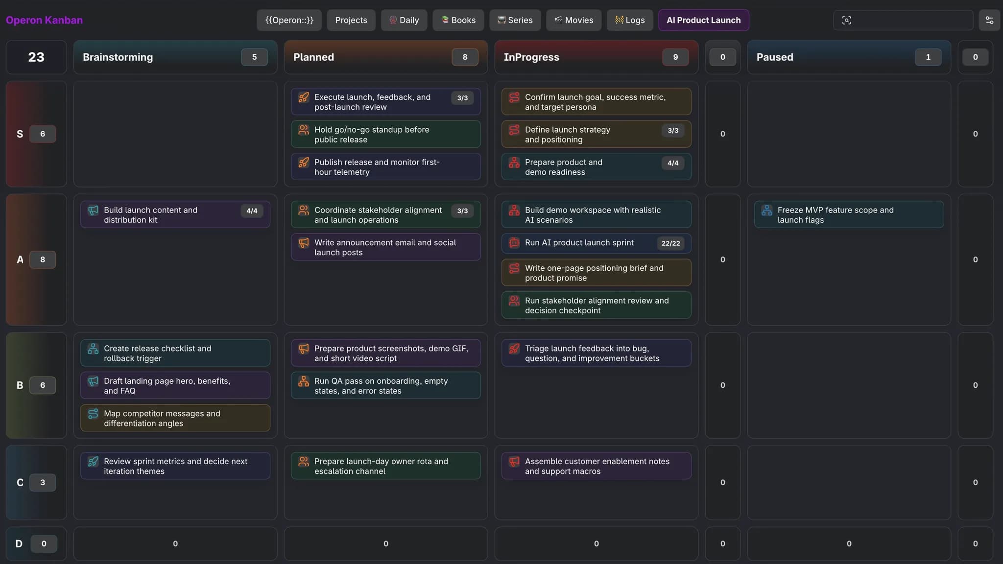 Operon screenshot