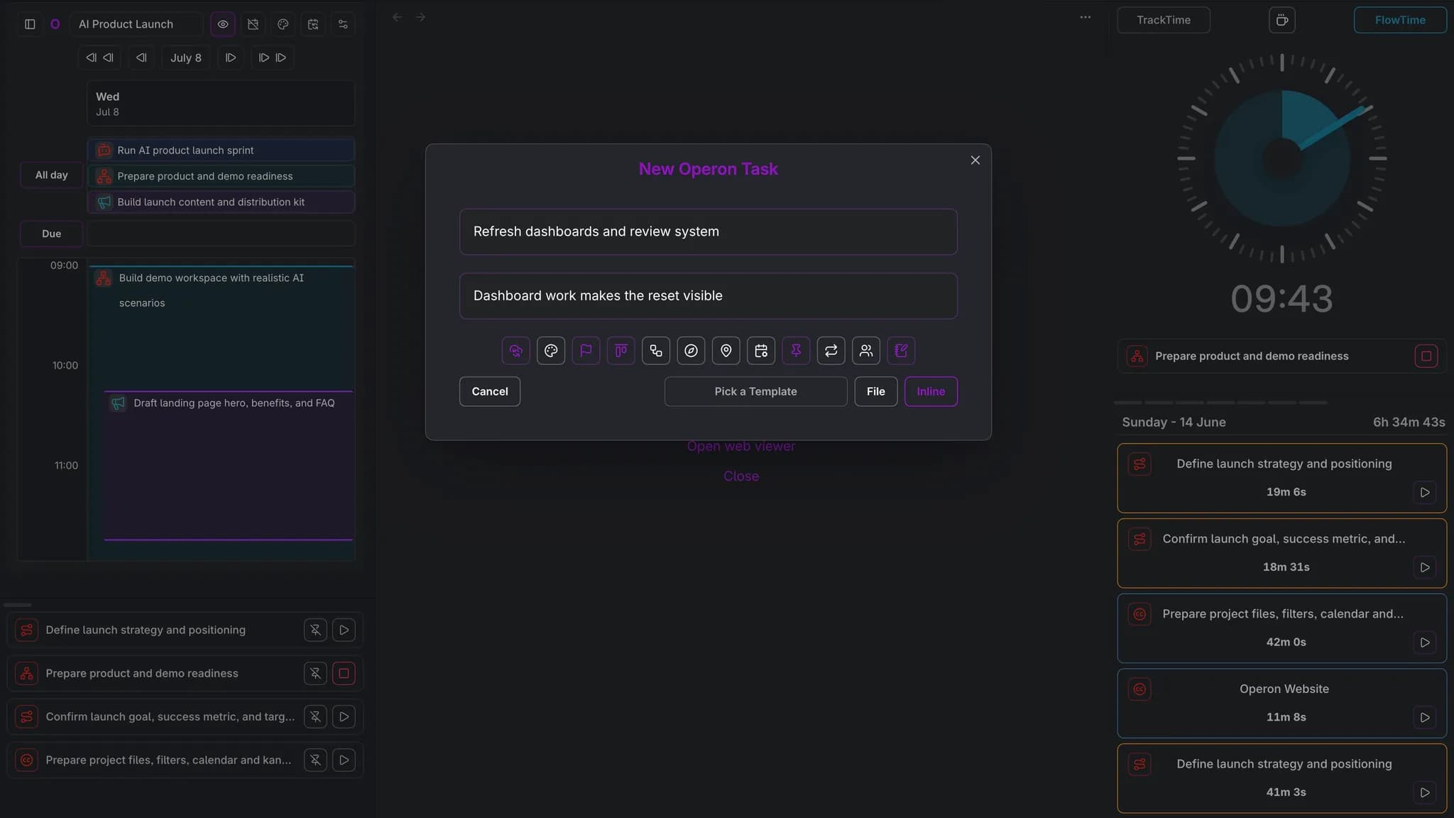 Operon screenshot