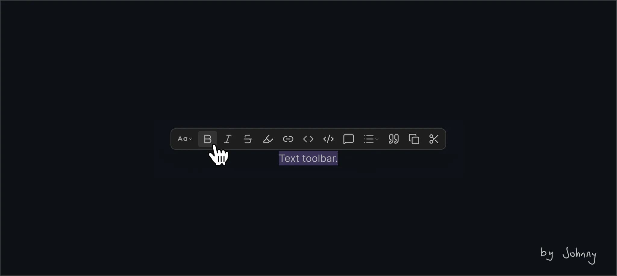 Text Formatting Toolbar screenshot