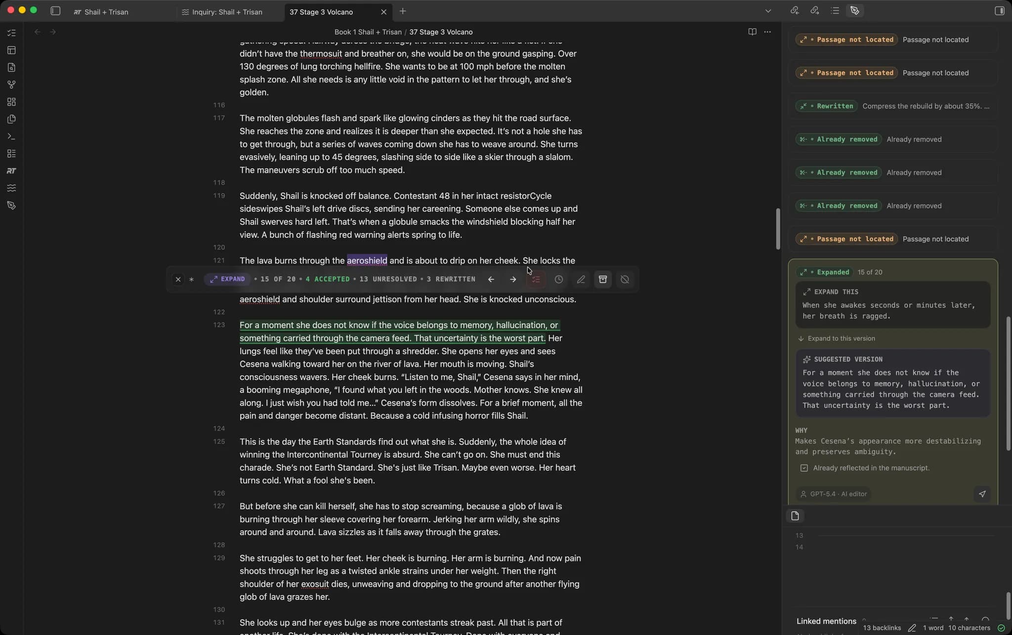Editorialist screenshot
