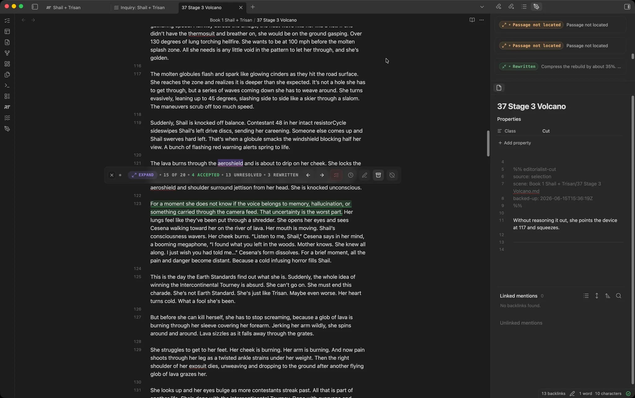 Editorialist screenshot