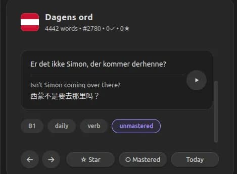 Dagens Ord screenshot