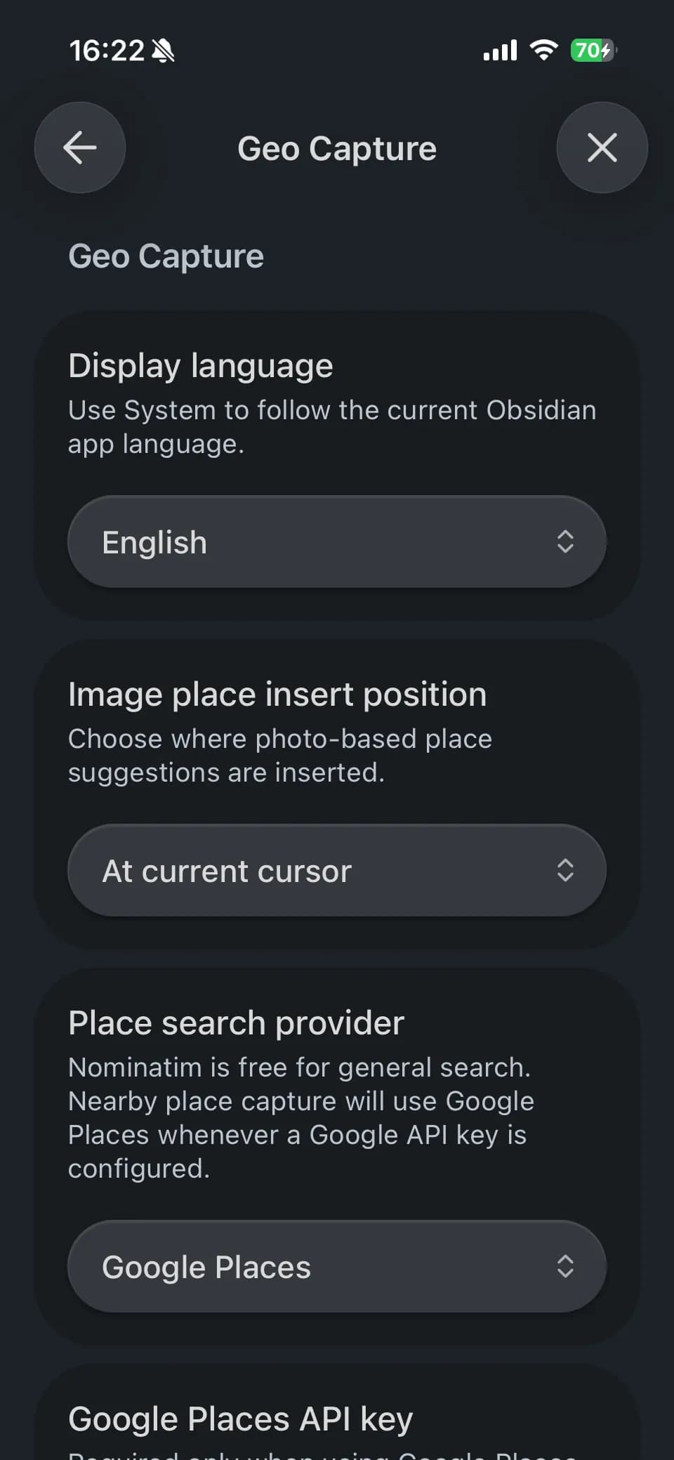 Geo Capture screenshot