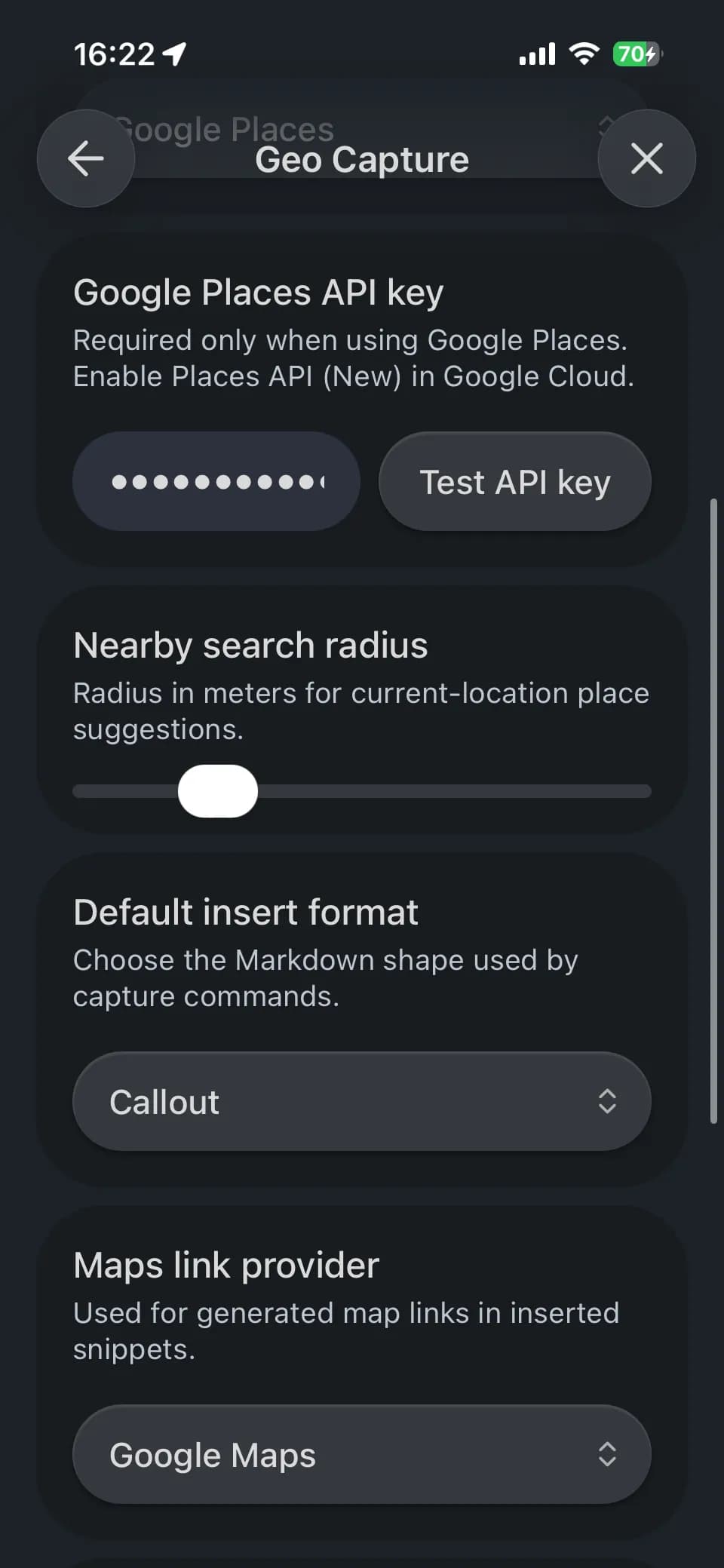Geo Capture screenshot