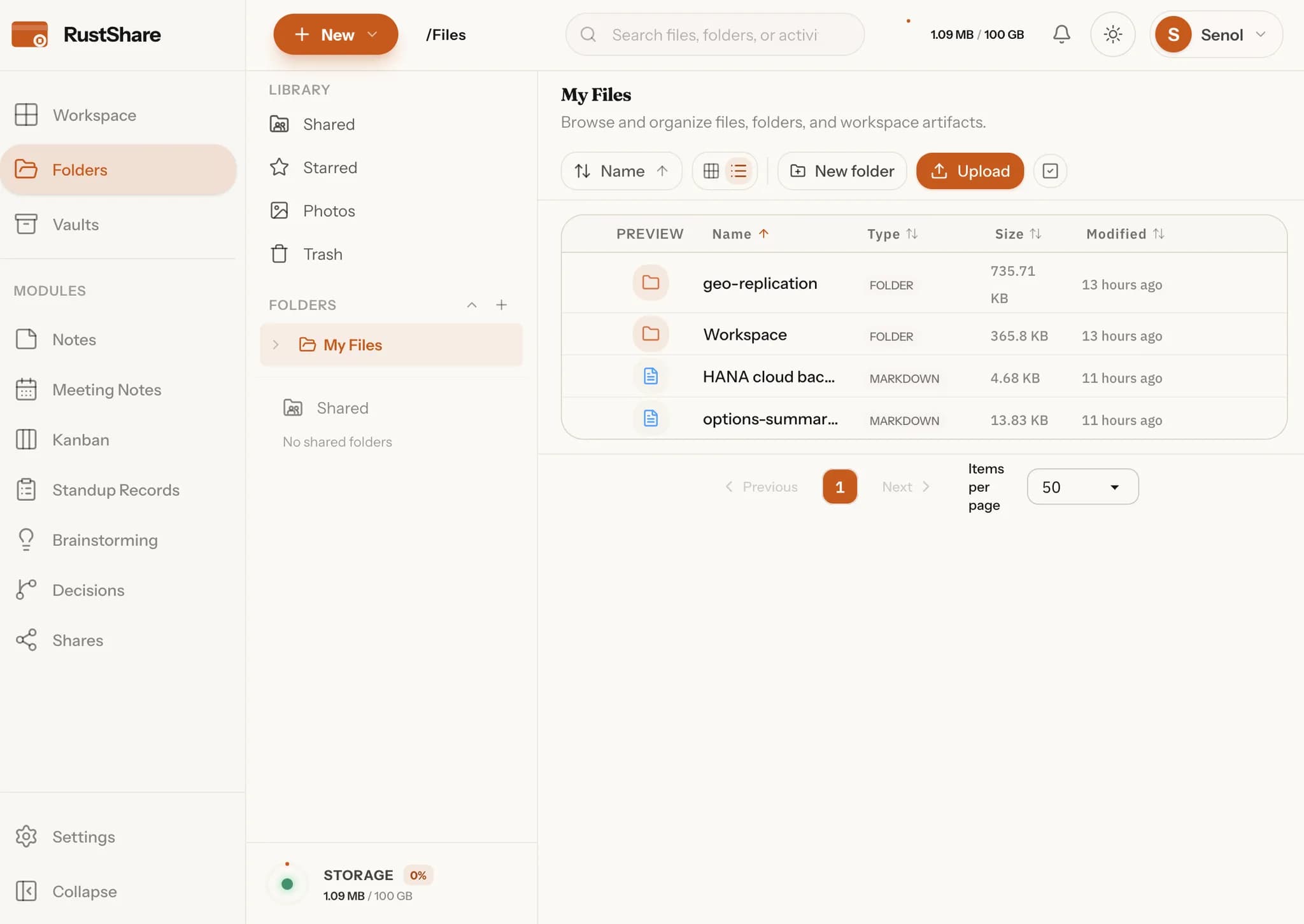 RustShare Vault Sync screenshot