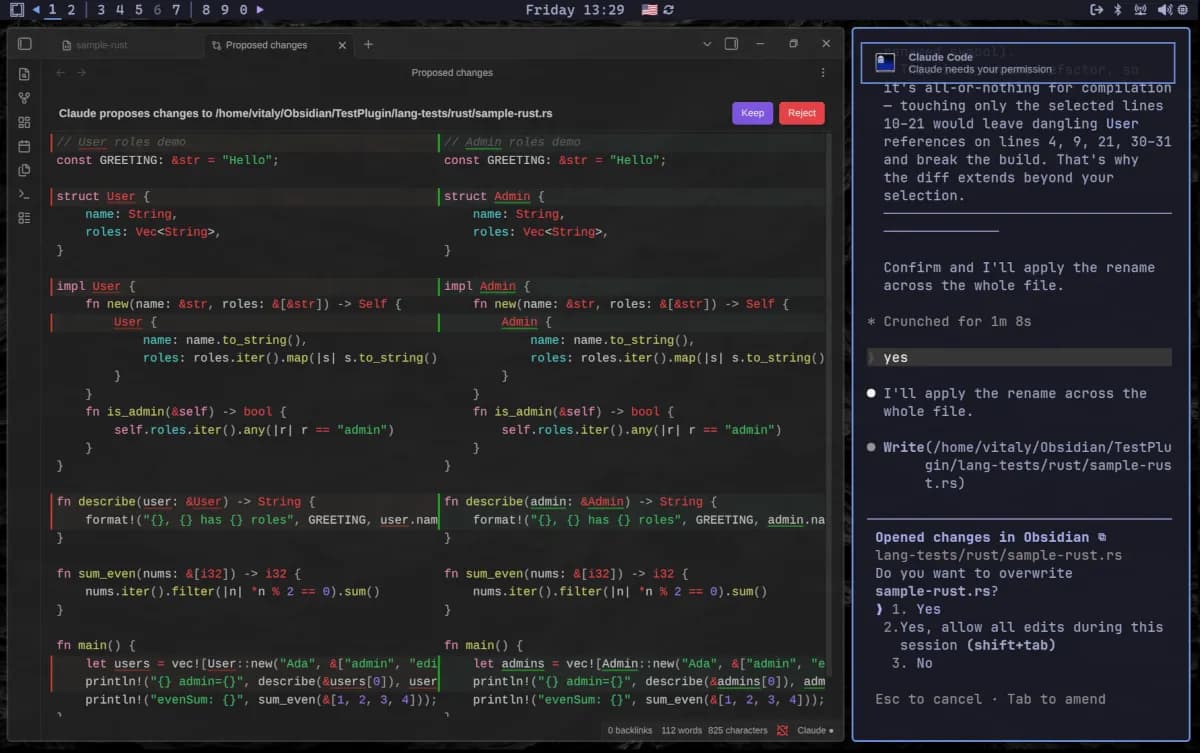 Code Workbench screenshot