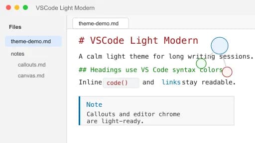VSCode Light Modern screenshot