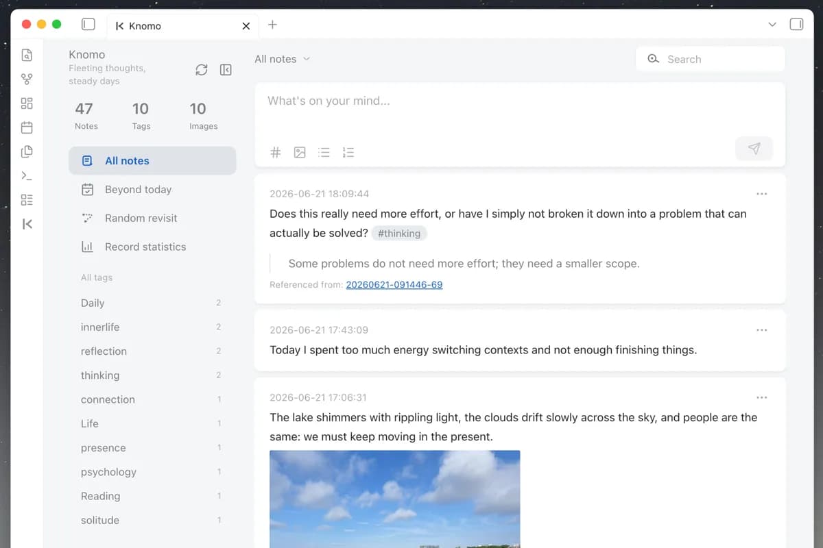 Knomo screenshot