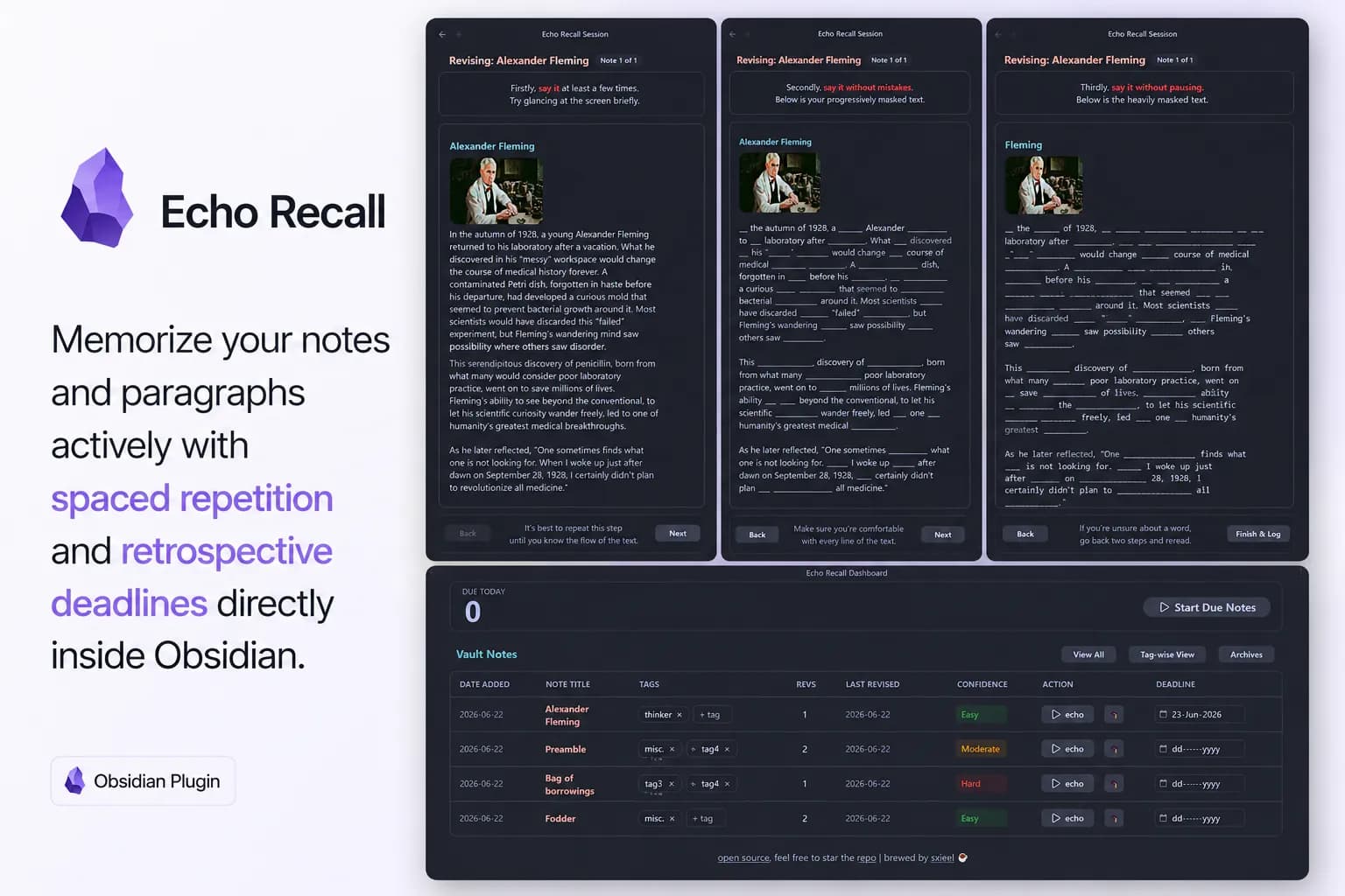 Echo Recall screenshot