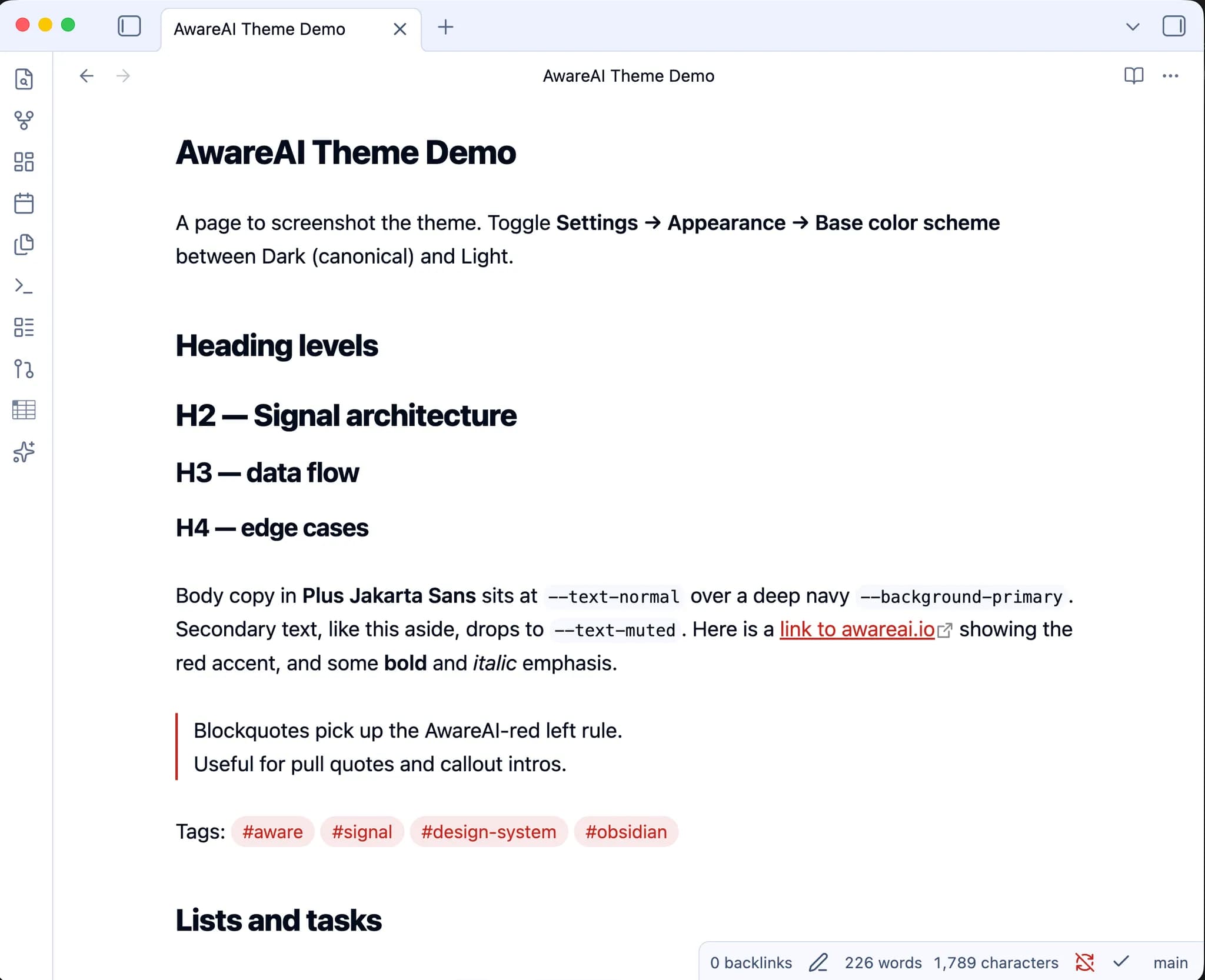 AwareAI screenshot