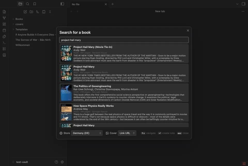 Book Search + Covers screenshot