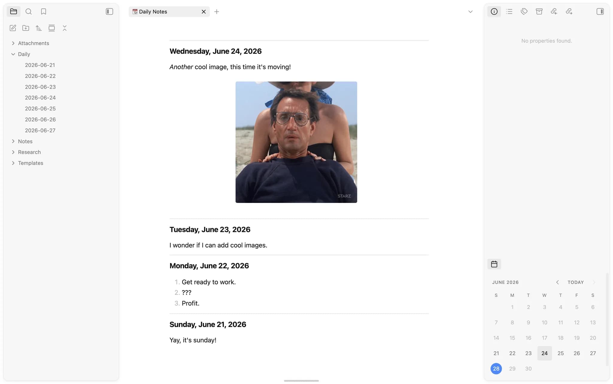 Better Daily Notes screenshot