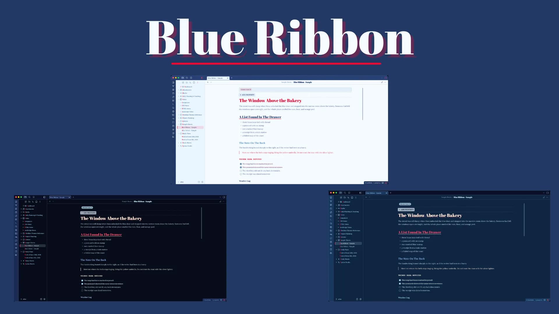 Blue Ribbon screenshot