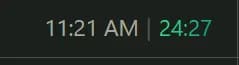 Workspace Clock screenshot