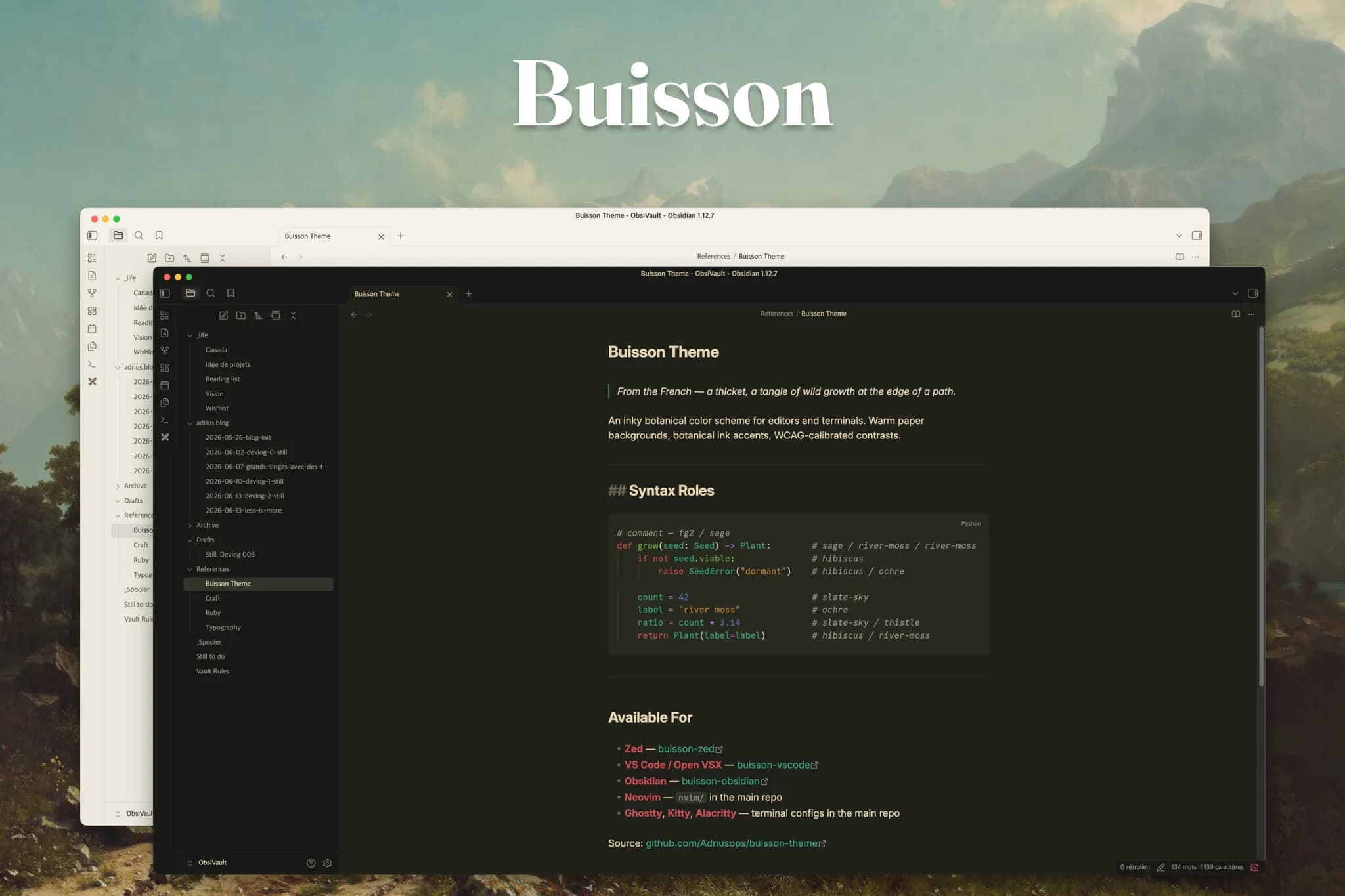 Buisson screenshot
