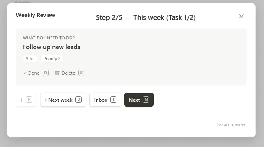 Sector Tasks screenshot