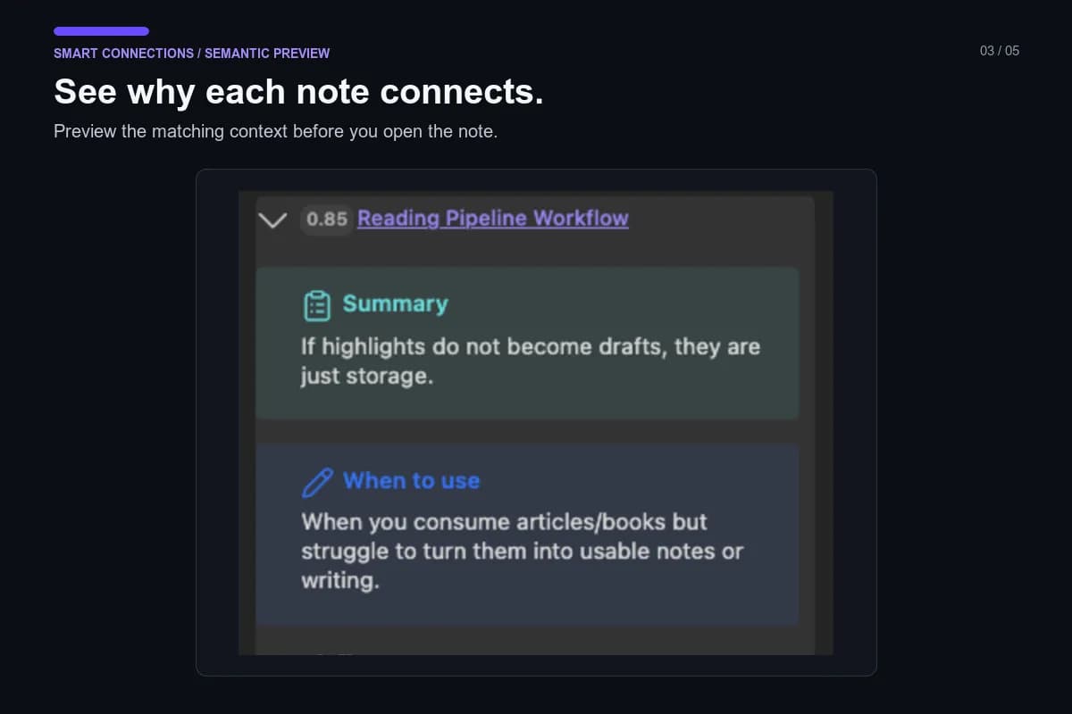Smart Connections screenshot