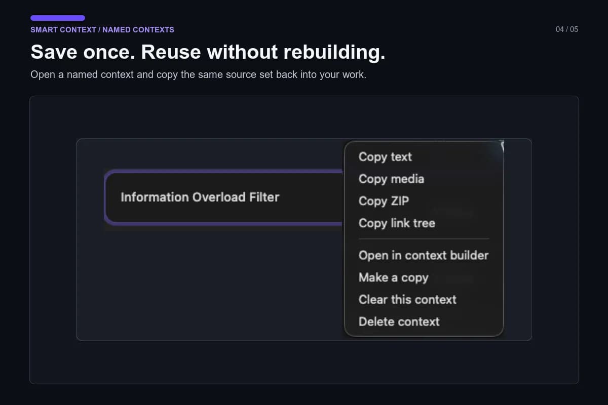 Smart Context screenshot