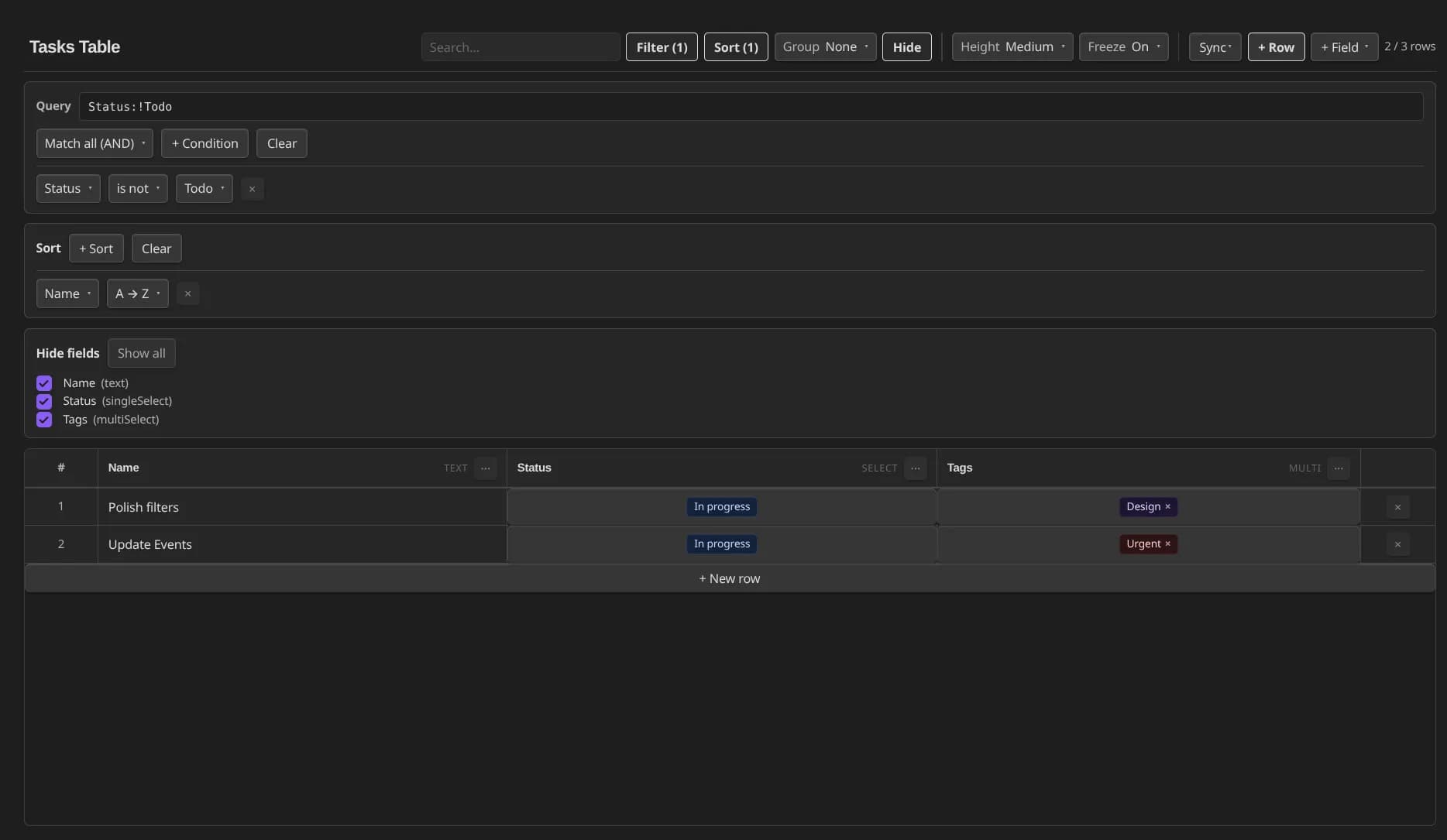 Airtable Tabula screenshot