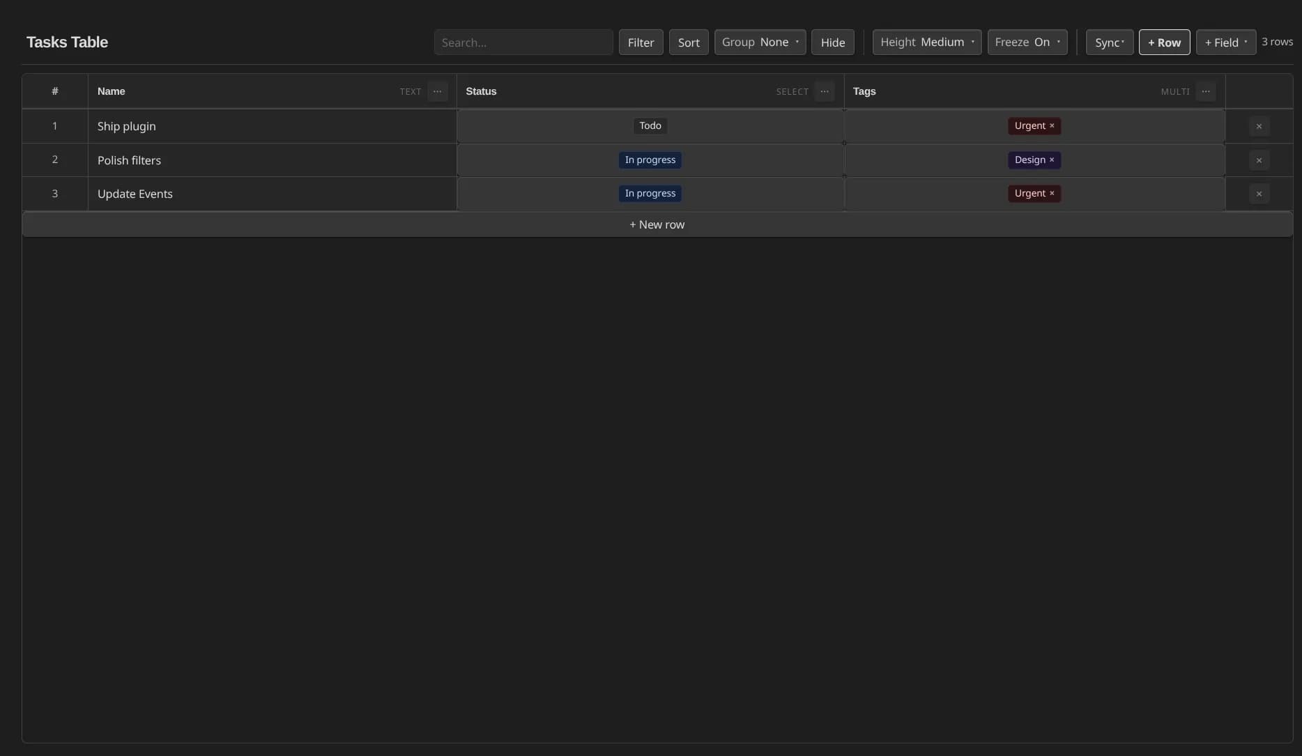 Airtable Tabula screenshot