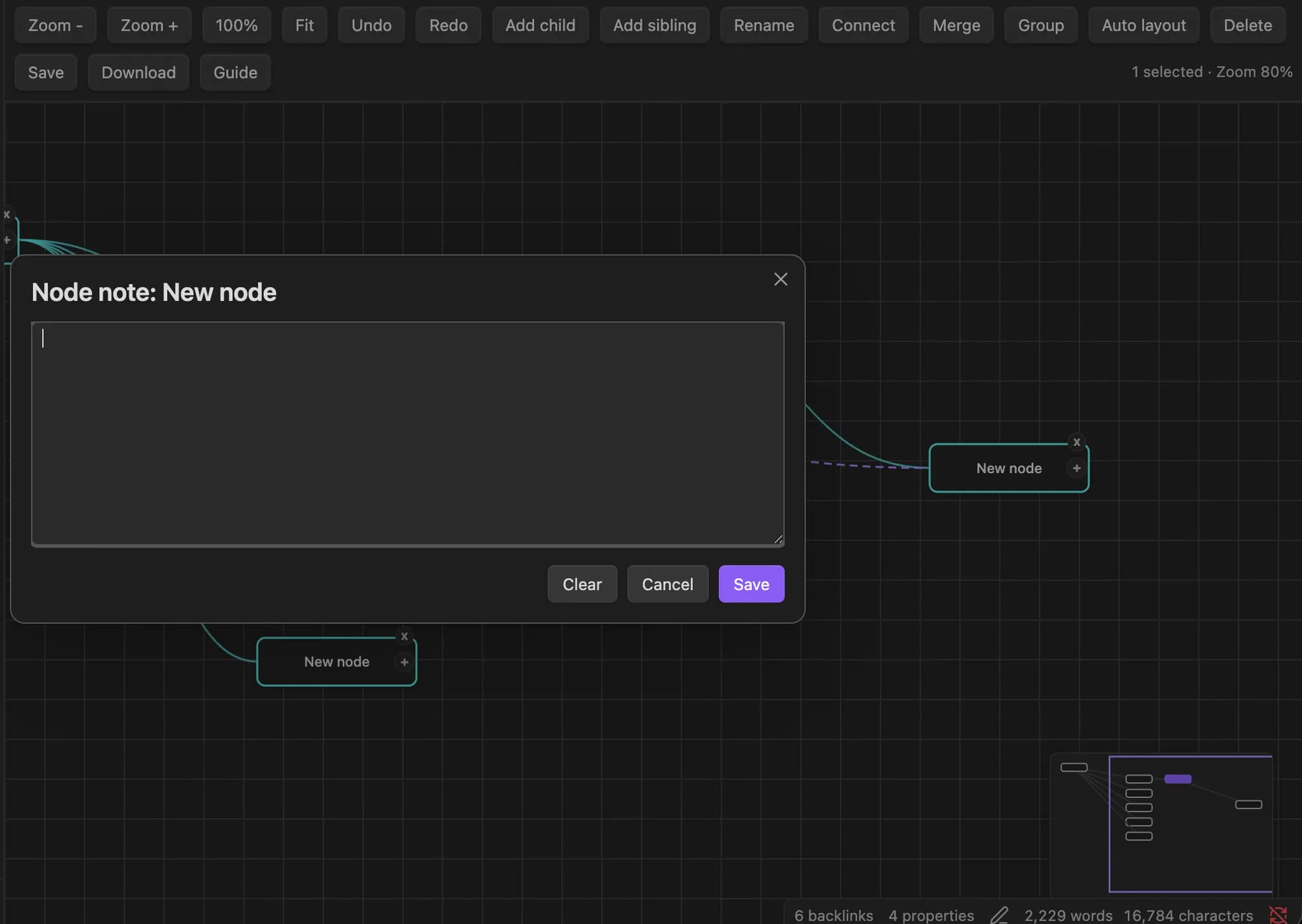 Mind Map Visual screenshot