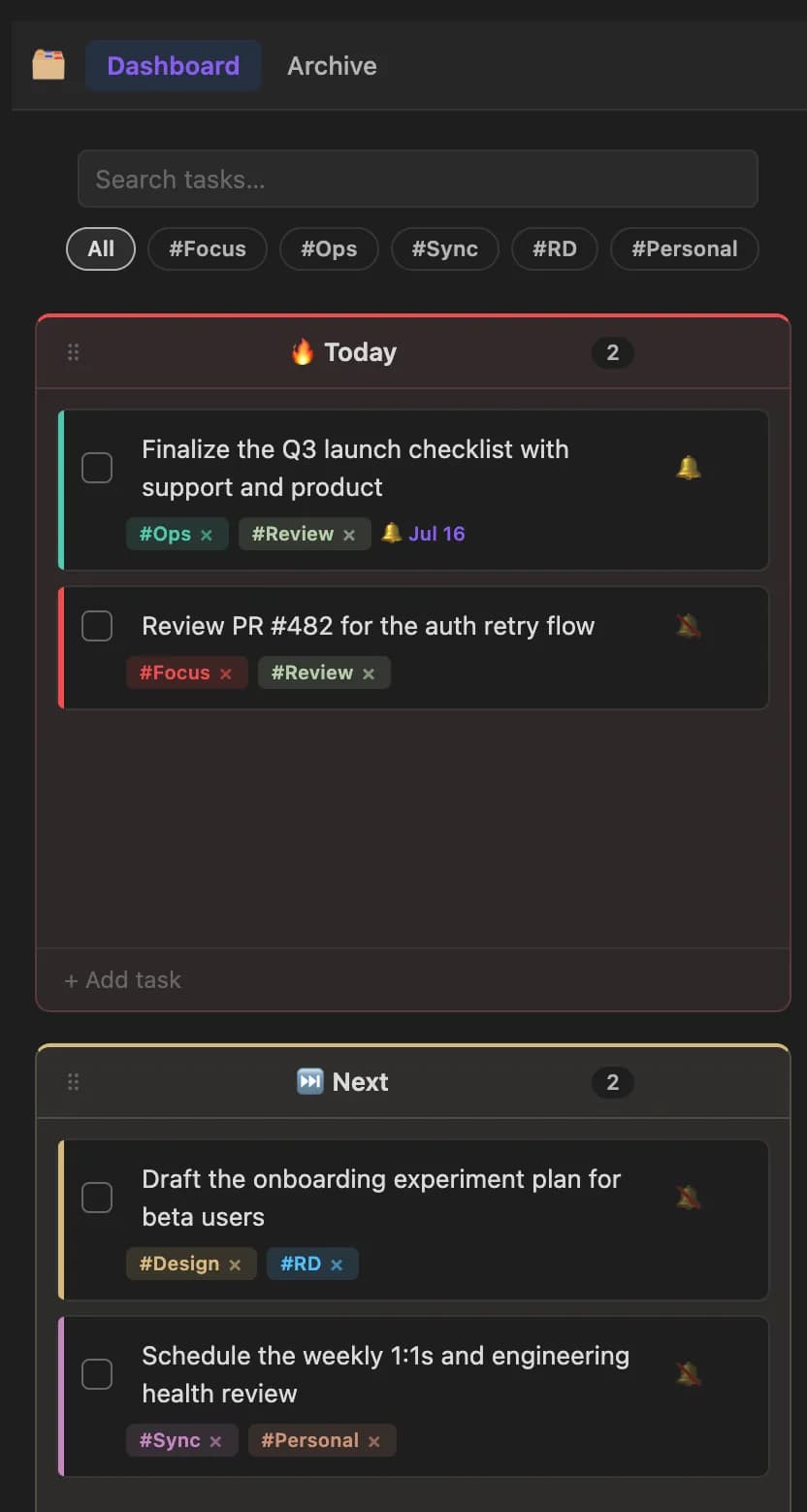 DayDeck screenshot