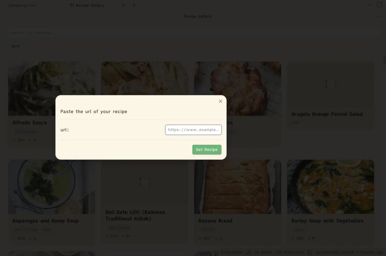 Recipe Vault screenshot