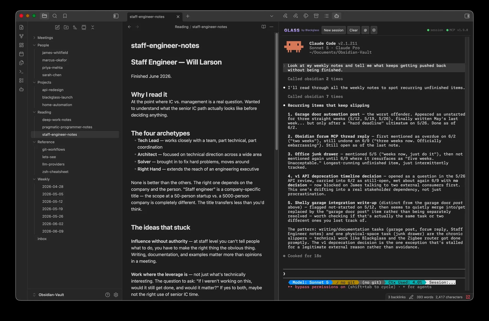 Glass screenshot