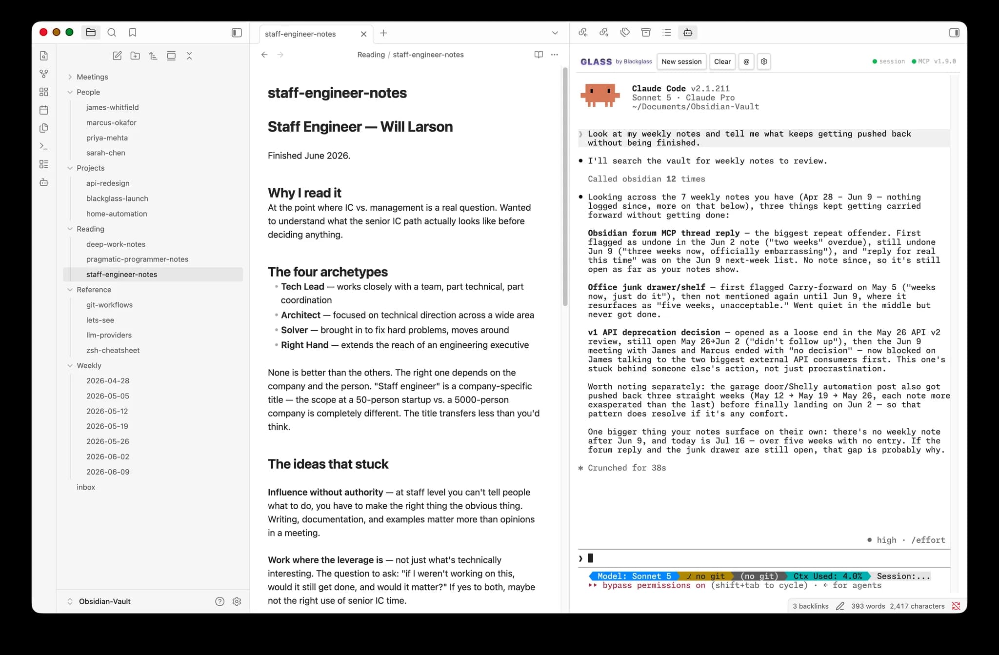 Glass screenshot