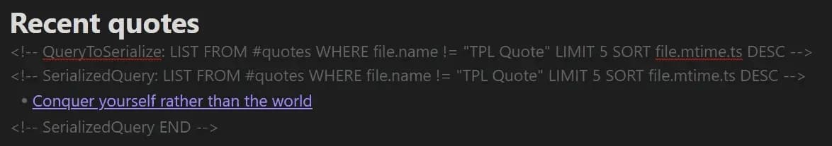 Dataview Serializer screenshot
