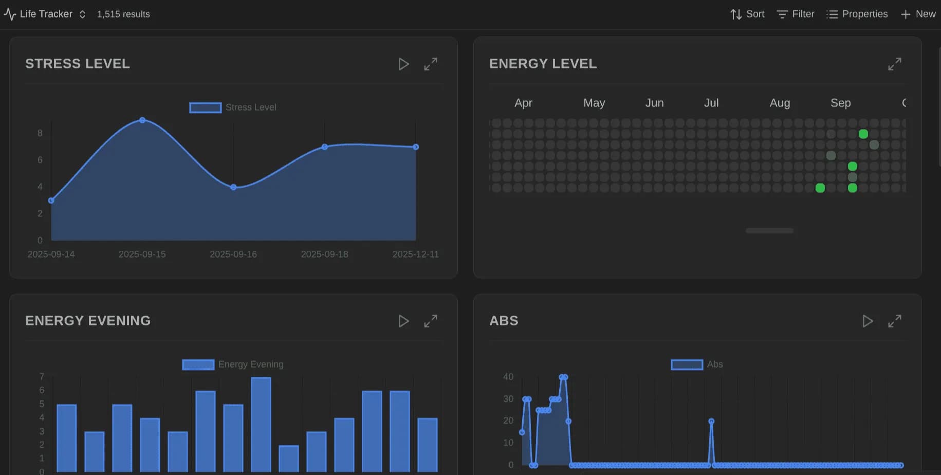 Life Tracker screenshot