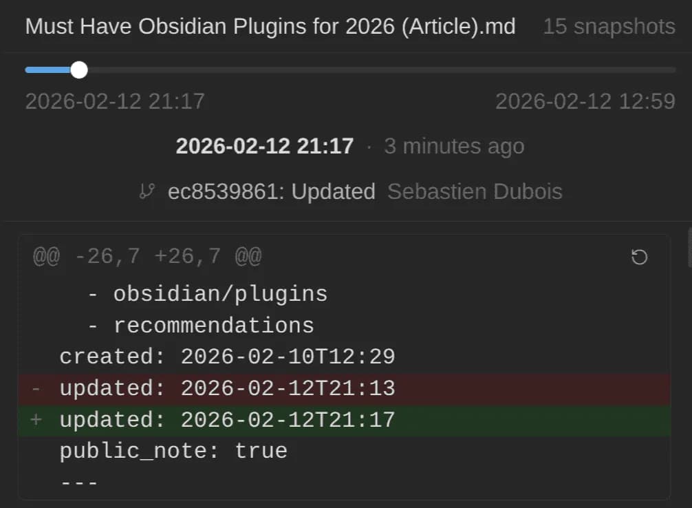 Time Machine screenshot