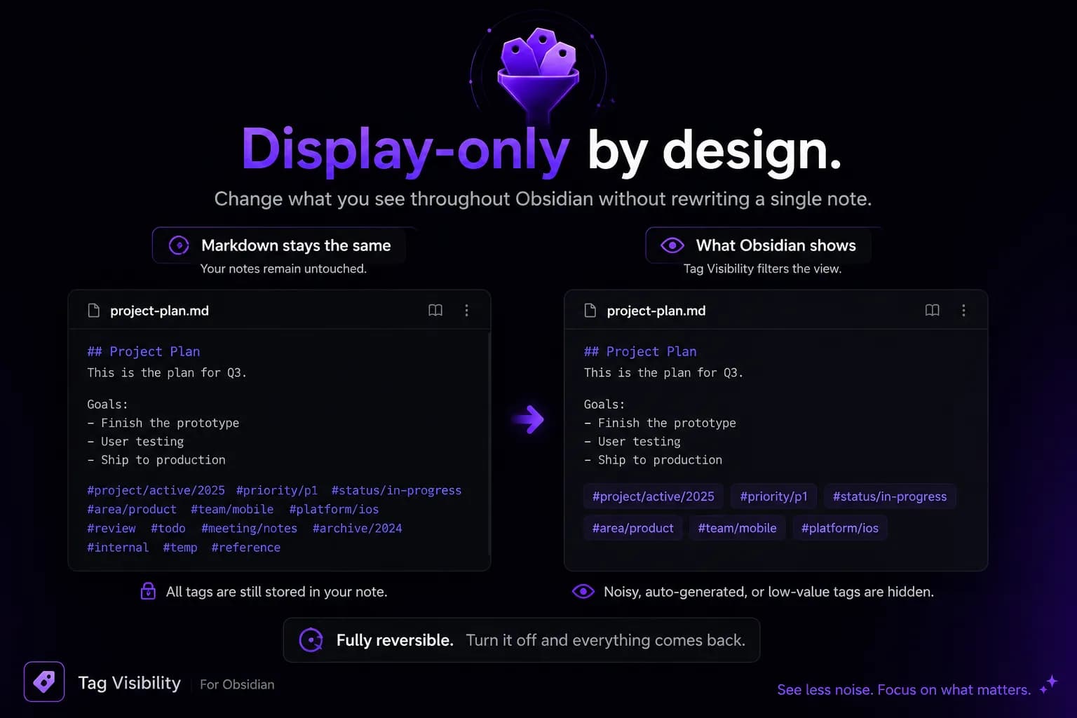 Tag Visibility screenshot