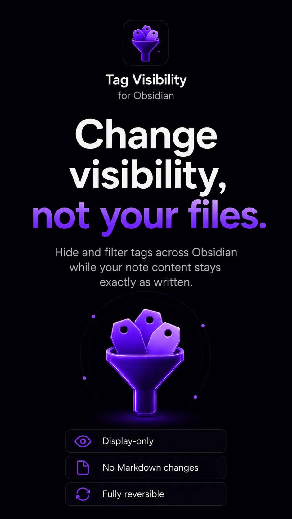Tag Visibility screenshot