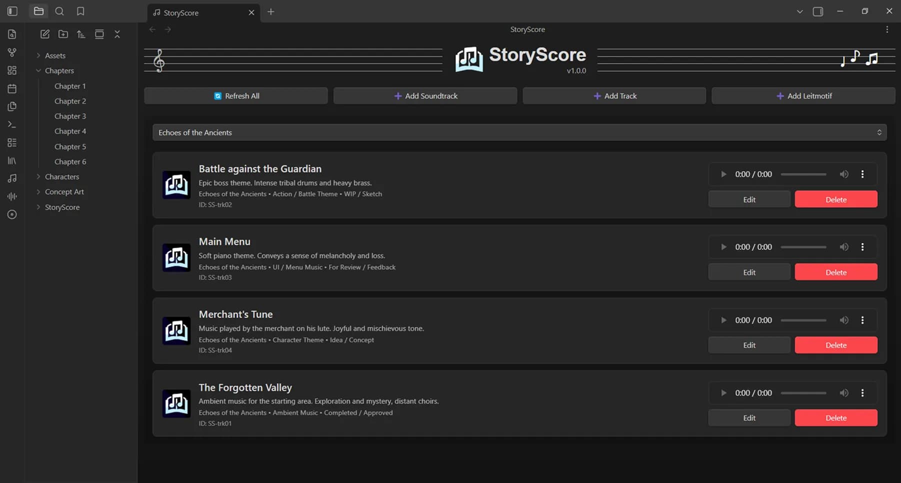 StoryScore screenshot