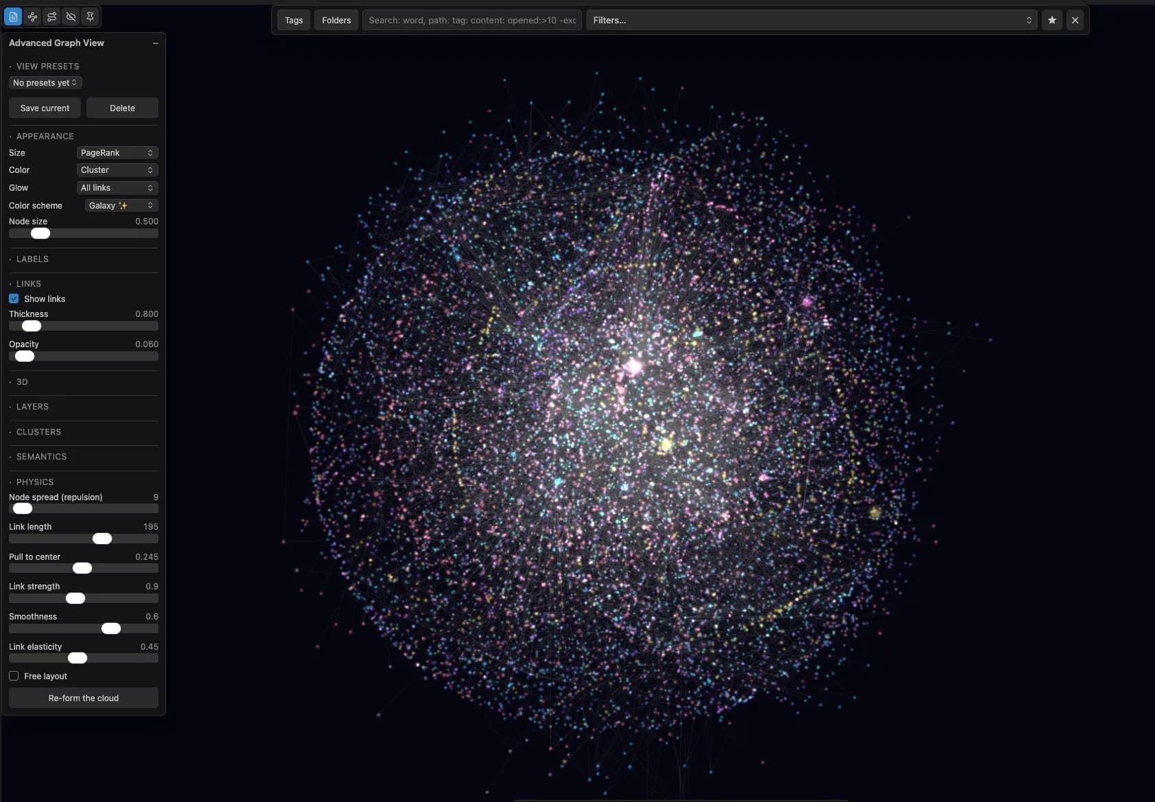 Advanced Graph View screenshot