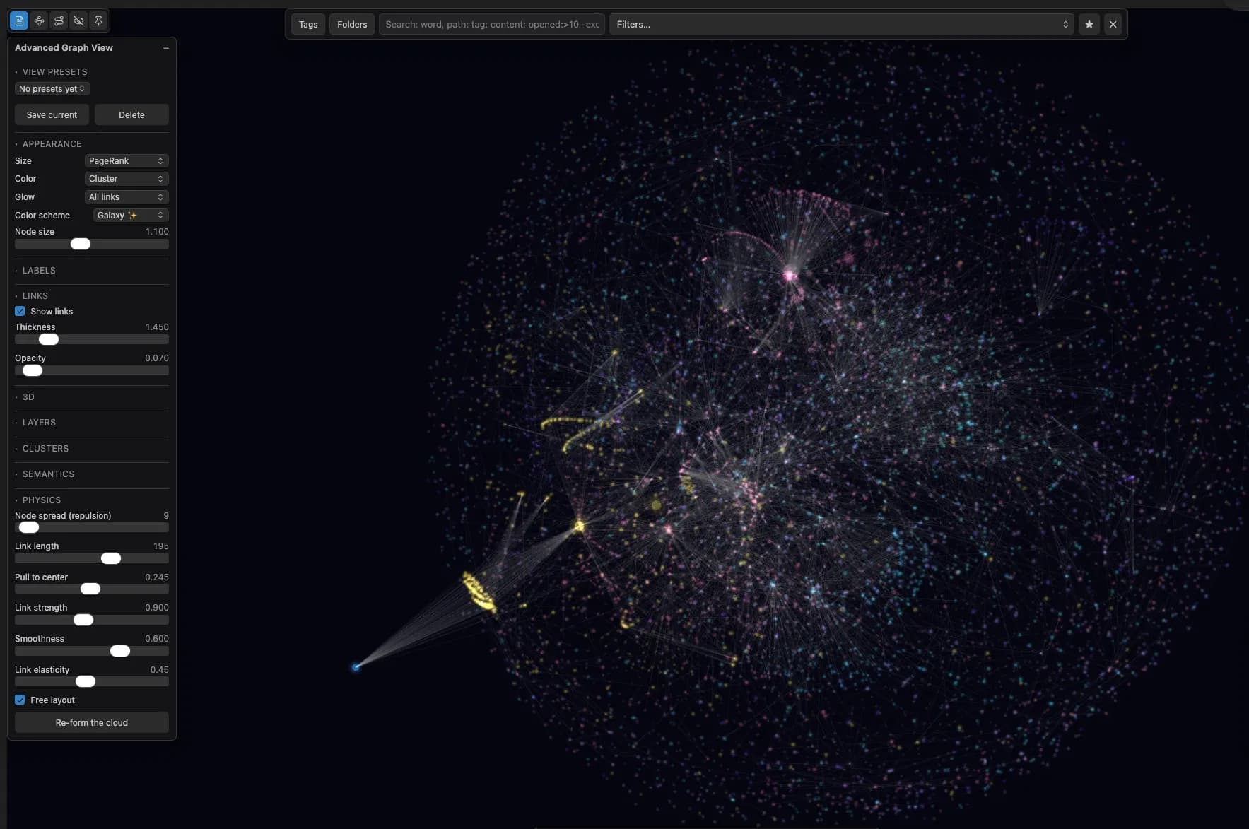 Advanced Graph View screenshot
