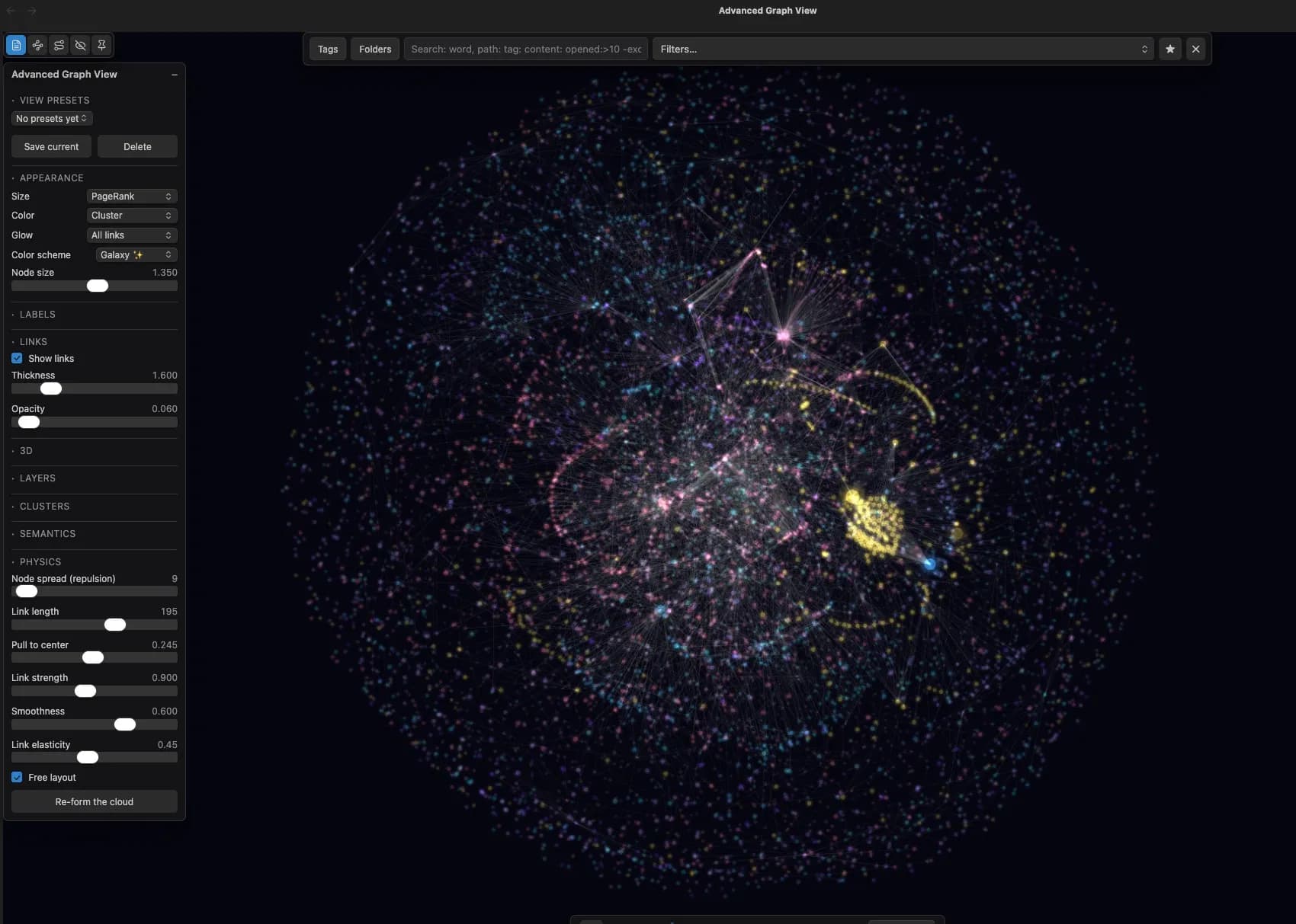 Advanced Graph View screenshot