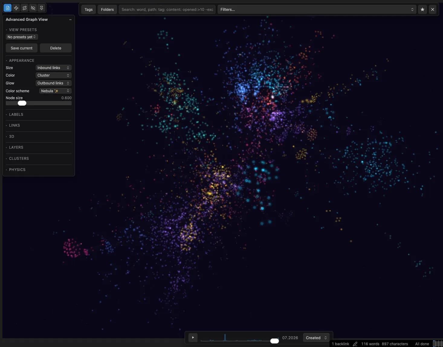 Advanced Graph View screenshot