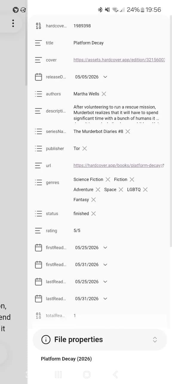 Hardcover screenshot