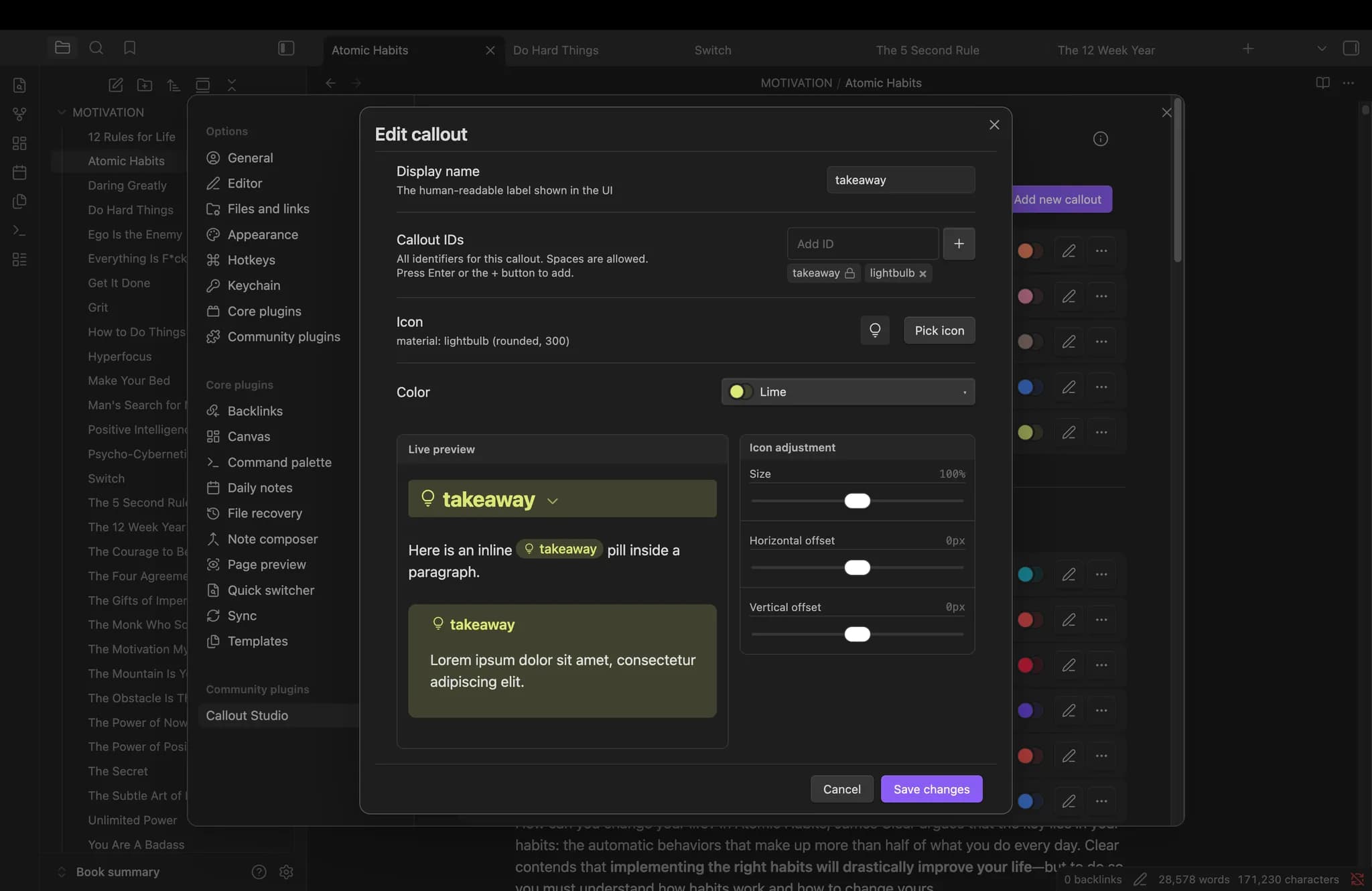Callout Studio screenshot