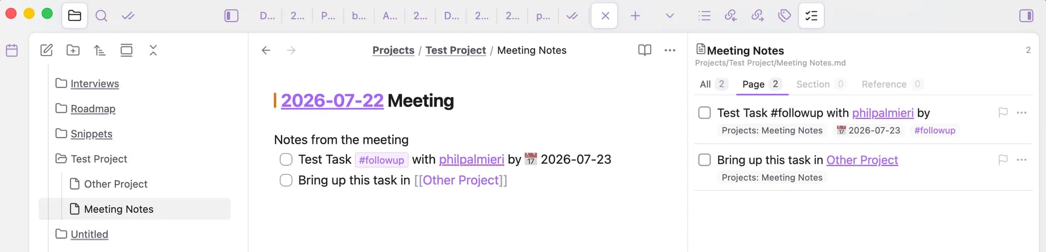Taskgregator screenshot
