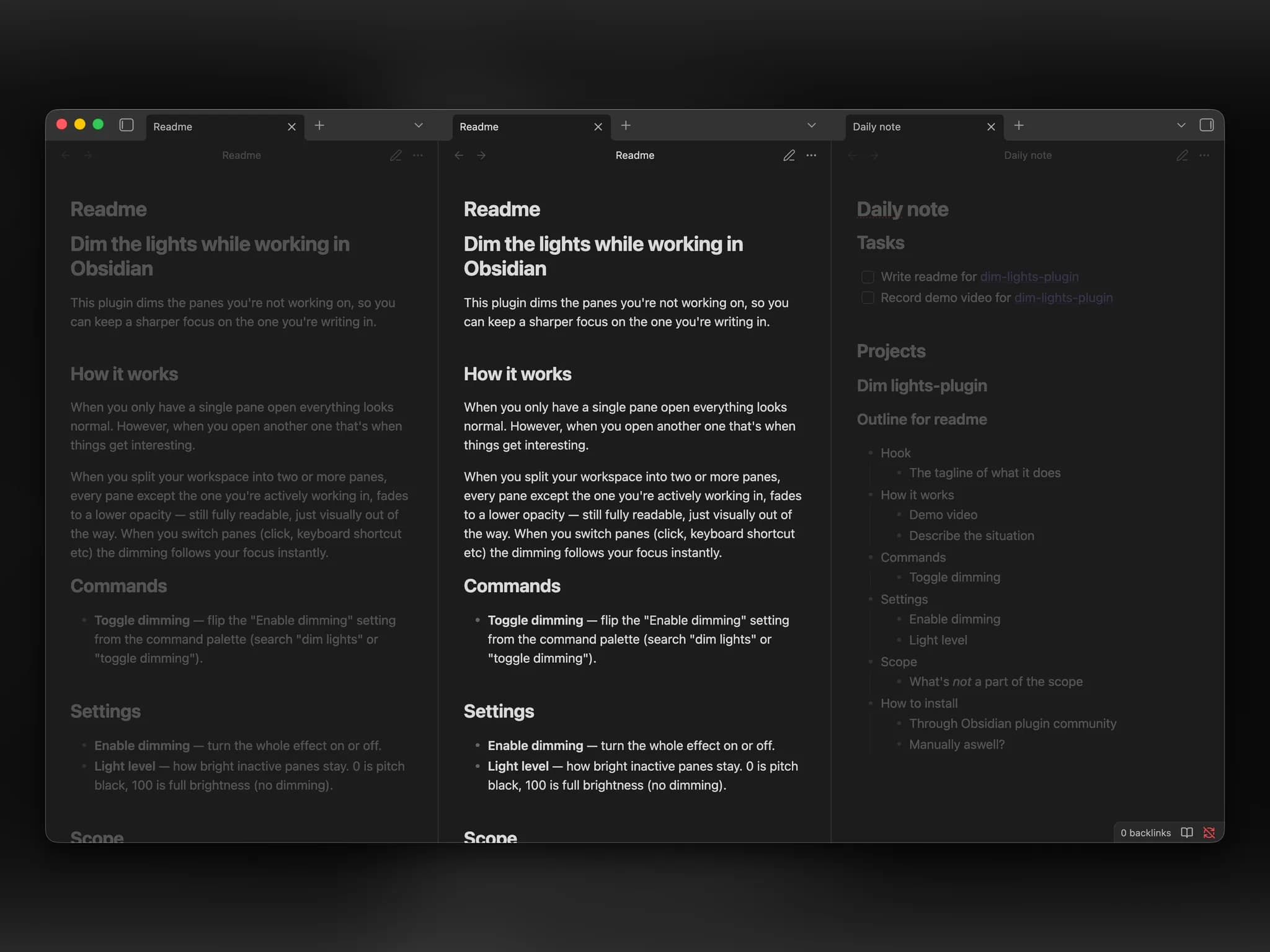 Dim Lights screenshot